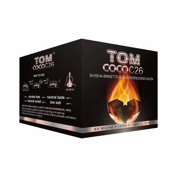 tom-coco-gold-c26-mm-carbone-coal-khole-narghilè-shisha-cachimba-hookah-narghita-shop